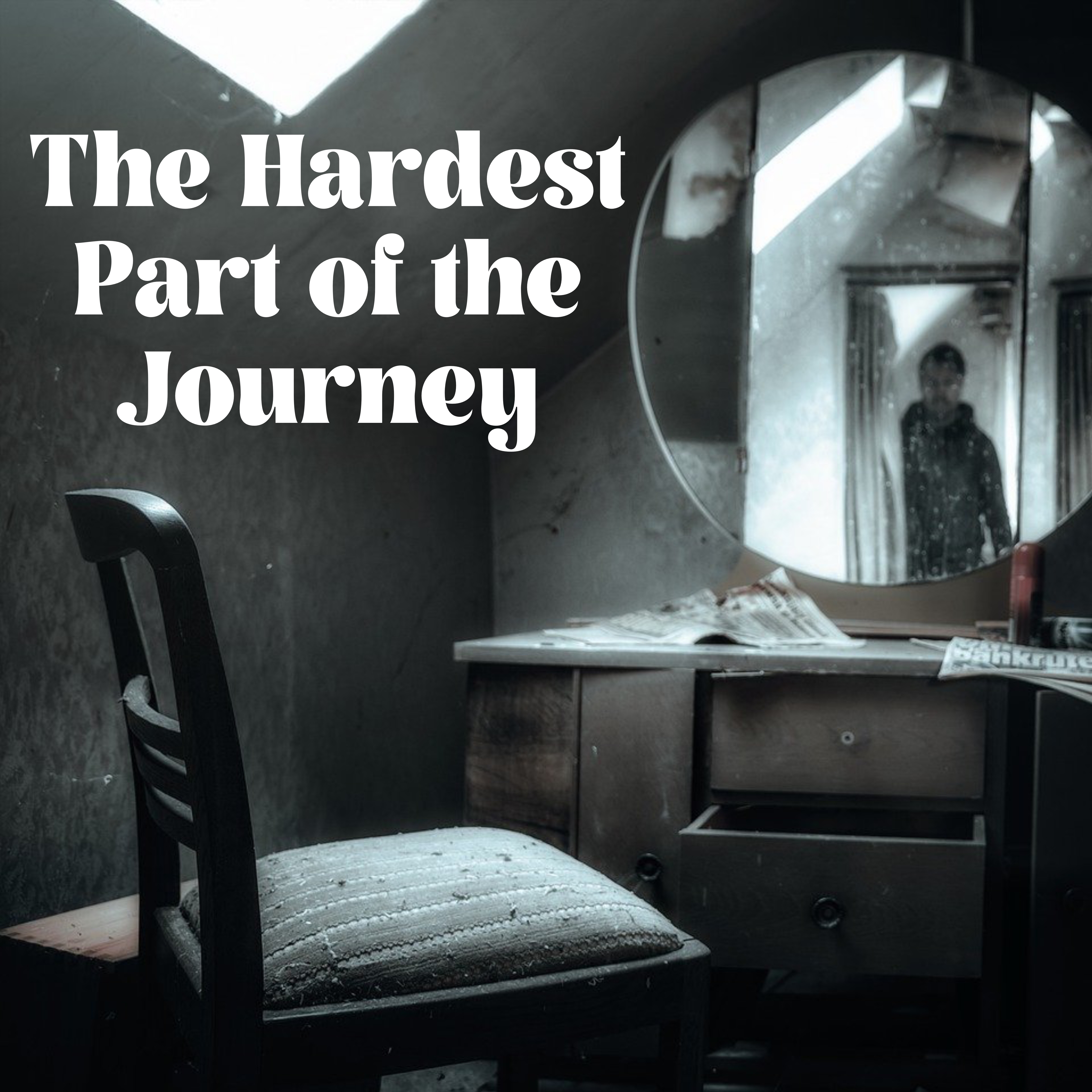 IMG_4285 A poster saying “The Hardest Part of the Journey”