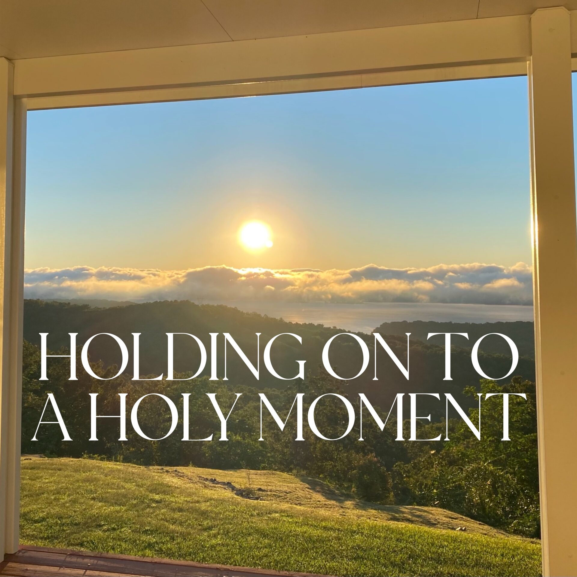 Holding On To A Holy Moment Image